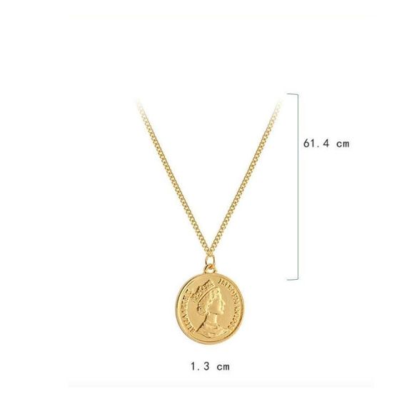Coin Pendant Necklace - Picture 3 of 5